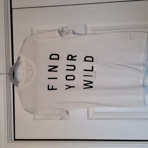 Spiritual Gangster White Graphic Tee - Find Your Wild - Large